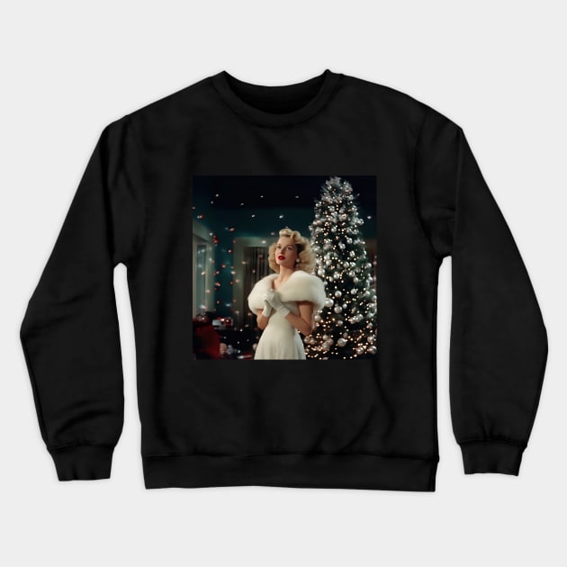 White Christmas Crewneck Sweatshirt by KOTYA